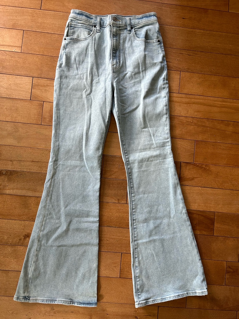 Abercrombie & Fitch Light Blue Flare Jeans
